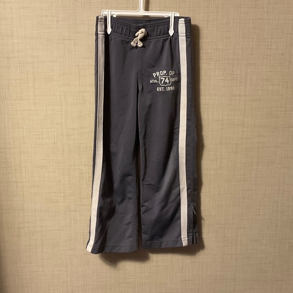 Carter's Dark Gray Kids Joggers with White Stripes - Picture 1 of 6